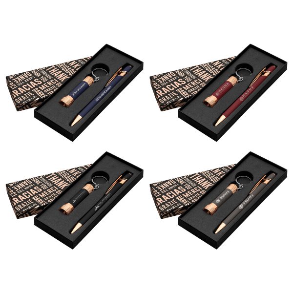 Alpha Arden Mia Gold Geschenkset mit Taschenlampe "Danke"