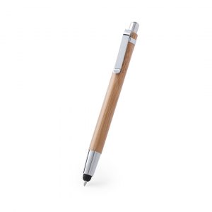 Stylus Bambus Holz Kugelschreiber mit Metall-Clip