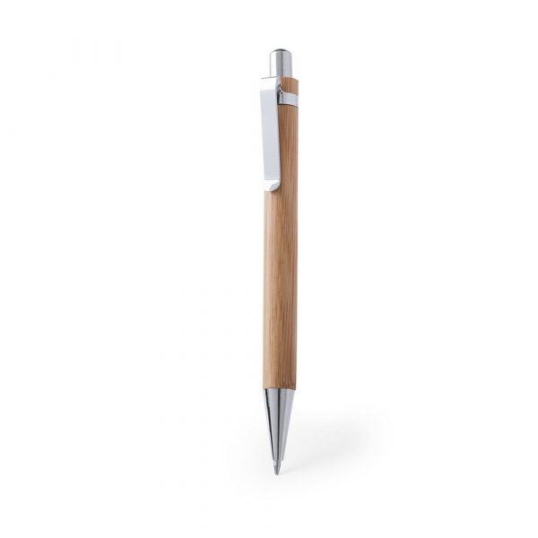Bambus Holz Kugelschreiber mit Metall-Clip