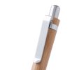 Bambus Holz Kugelschreiber mit Metall-Clip – Bild 2