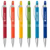 Diamond Bright Soft-Touch GEL Kugelschreiber aus Metall mit Stylus – Bild 2