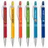 Diamond Bright Soft-Touch Kugelschreiber aus Metall mit Stylus – Bild 2