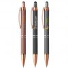 Diamond Mineral Gold Soft-Touch Kugelschreiber aus Metall mit Stylus – Bild 2