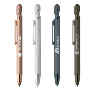 Molly Mineral Soft-Touch Kugelschreiber aus Metall mit Stylus