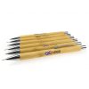Schreibset Eco Bambus-Holz Kugelschreiber + Bleistift – Bild 2